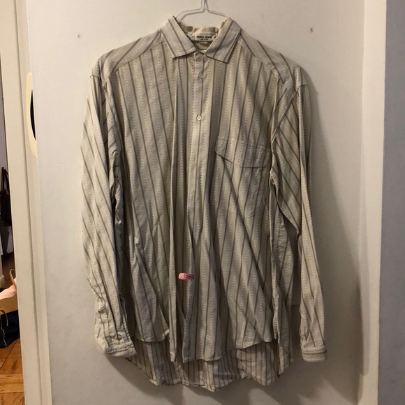 Other - Georgio Armani Finely textured/embroidered shirt.